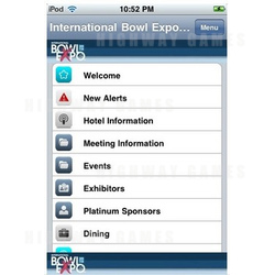 AAMA Promotes Game Room Pavilion Through Bowl Expo's App!