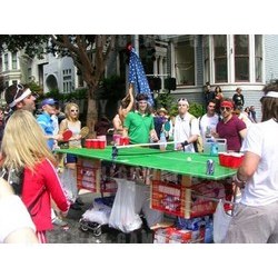 Step up to the table. Here comes Ping! ~ London's street table tennis project.