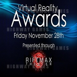 First for VR - the Virtual Reality Awards 2014 to Stream Friday 28th November!