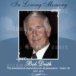 Bob Deith, of UK based company Deith Leisure, Funeral Services to be held on March 30