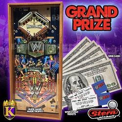 Stern Announces "King of the Ring" WWE Wrestlemania Pinball Tournament