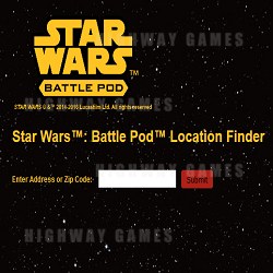 Bandai Namco Launched Star Wars: Battle Pod Location Finder