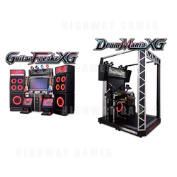 DrumMania and GuitarFreaks XG3 DX Arcade Set