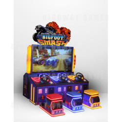 Bigfoot Smash Driving Arcade Game - 3 Player