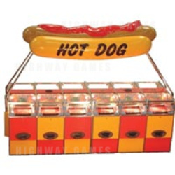 Hot Dog Coin Pusher Medal Machine